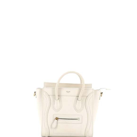 Celine Luggage Bag Grainy Leather Nano #240205C97B